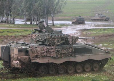 Spanish ASCOD PIZARRO equipped with high performance suspension technology in field